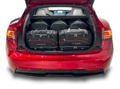 Torby Do Bagażnika Tesla Model S Ev 2021+ 7Szt Kjust. Czarne torby podróżne KJUST, bez wzorów, z kauczuku. Za 1,989.00 zł.