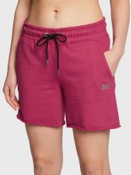 DKNY Sport Szorty sportowe DP2S5012 Różowy Regular Fit. Czerwone szorty sportowe DKNY Sport, bez wzorów, z bawełny. Za 219.99 zł.
