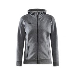 Damska bluza z kapturem Craft core soul hood. Szare bluzy Craft, xl, bez wzorów, z bawełny, z kapturem. Za 404.05 zł.