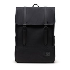 Plecak Herschel. Czarne plecaki Herschel, bez wzorów, bez dodatków. Za 299.99 zł.