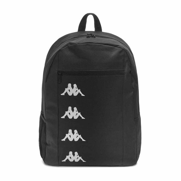 Plecak Kappa Gelia. Czarne plecaki Kappa, bez wzorów, na ramię, z nadrukiem, bez dodatków. Za 168.00 zł.