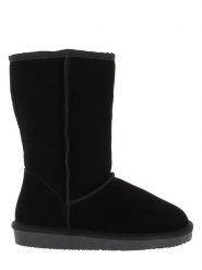 NICEBAY Skórzane kozaki zimowe "Mississippi" w kolorze czarnym rozmiar: 41. Czarne kozaki NICEBAY, na zimę, bez wzorów, z materiału, eleganckie, bez obcasa, bez zapięcia. Za 249.76 zł.