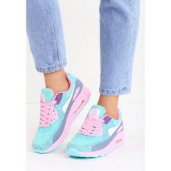 Niebieskie Neonowe Buty Sportowe Candy. Niebieskie buty sportowe lifestyle Born2be, bez wzorów, z materiału, bez zapięcia. Za 89.99 zł.