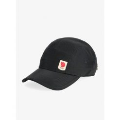 Czapka z daszkiem Fjallraven High Coast Wind Cap. Czarne czapki z daszkiem Fjällräven, bez wzorów, sportowe. Za 135.99 zł.
