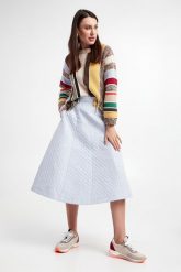 Spódnica midi CUSTOMMADE. Spódnice Custommade, xs, bez wzorów, midi. W wyprzedaży za 582.47 zł.