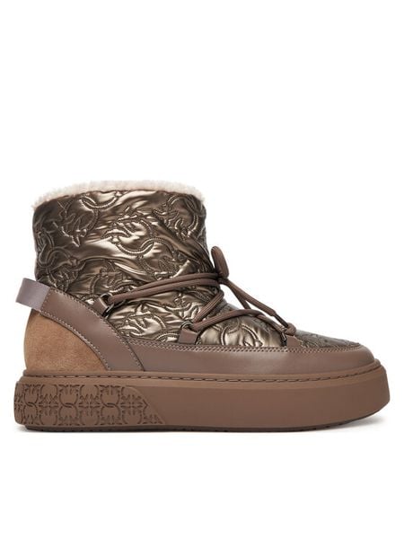 PINKO Śniegowce Yoko 19 SS0101 T036 Brązowy. Brązowe śniegowce Pinko, bez wzorów, z materiału, bez zapięcia. Za 1,195.00 zł.