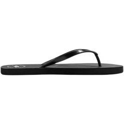 Klapki damskie 4F F018A. Szare klapki 4f, bez wzorów, z gumy, bez obcasa, bez zapięcia. Za 39.99 zł.