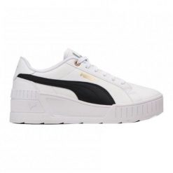 Buty Puma Karmen Wedge W 390985 02 białe. Białe buty treningowe bez wzorów, bez zapięcia. Za 410.37 zł.