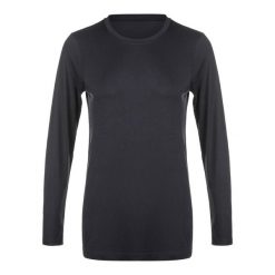 Damska koszulka termoaktywna z długim rękawem Athlecia Julee. Czarne bielizna termoaktywna damska Endurance, bez wzorów, bez ramiączek, na fitness i siłownię. Za 139.00 zł.