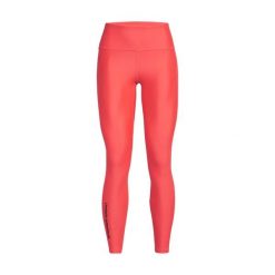 Legginsy Under Armour Damen Tight Tech Branded 1386408. Czerwone legginsy Under Armour, bez wzorów, z elastanu. Za 284.30 zł.