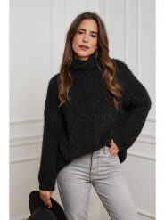 L'armoire de Suzette Golf w kolorze czarnym rozmiar: 34/36. Czarne swetry L'armoire de Suzette, l, bez wzorów, ze splotem, klasyczne, bez ramiączek. Za 124.95 zł.