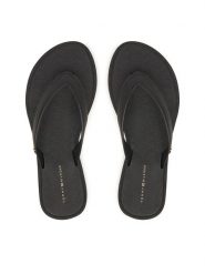 Tommy Hilfiger Japonki Scandi FW0FW09206 Czarny. Czarne japonki Tommy Hilfiger, bez wzorów, ze skóry. Za 189.99 zł.
