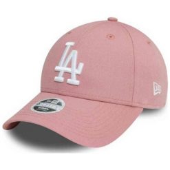 Czapka z daszkiem New Era League Essential 9Forty Los Angeles Dodgers. Czerwone czapki z daszkiem New Era, bez wzorów. Za 109.99 zł.