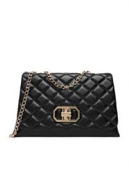 Nine West Torebka CEO-Blanca-LDA8701 Czarny. Czarne kopertówki Nine West, bez wzorów, z materiału, wizytowe, bez dodatków. Za 199.99 zł.