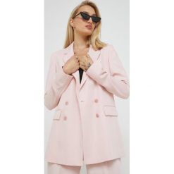 Hugo - Marynarka 50449869. Czerwone marynarki i żakiety Hugo, bez wzorów, z lyocellu, klasyczne, bez ramiączek. Za 1,289.90 zł.