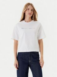United Colors Of Benetton T-Shirt 3BL0D109D Biały Relaxed Fit. Białe t-shirty United Colors Of Benetton, l, bez wzorów, z bawełny, bez kołnierzyka, bez ramiączek. Za 79.99 zł.