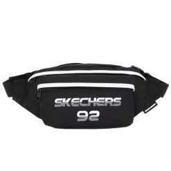 Torebka nerka sportowa dla dorosłych Skechers Downtown Waist Bag pojemność 4 L. Czarne nerki i saszetki Skechers, bez wzorów, z materiału, sportowe, bez dodatków. Za 59.99 zł.