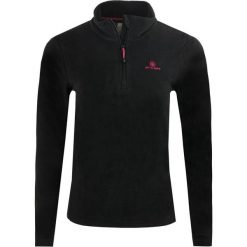 Damska bluza polarowa Athl DPT z zamkiem, czarna, M. Czarne bluzy bez kaptura THERMO FLEECE, m, bez wzorów, z polaru, bez kaptura, do piłki nożnej. Za 150.99 zł.