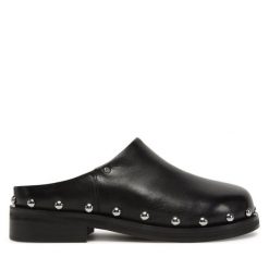 Klapki Bronx. Czarne klapki Bronx, bez wzorów, bez obcasa, bez zapięcia. Za 409.99 zł.