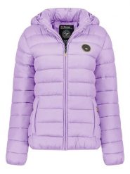 Geographical Norway Kurtka pikowana "Atikamap" w kolorze lawendowym rozmiar: L. Różowe kurtki Geographical Norway, l, bez wzorów, bez kaptura. Za 157.35 zł.