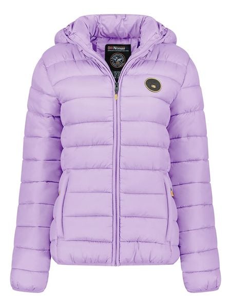 Geographical Norway Kurtka pikowana "Atikamap" w kolorze lawendowym rozmiar: L. Różowe kurtki Geographical Norway, l, bez wzorów, bez kaptura. Za 187.96 zł.