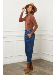 Soft Cashmere Golf w kolorze brązowym rozmiar: 34/36. Brązowe swetry Soft Cashmere, bez wzorów, z kaszmiru, klasyczne, bez ramiączek. Za 122.38 zł.