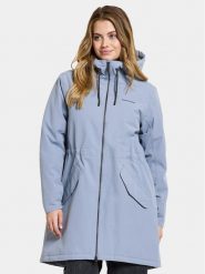 Didriksons Parka Marta-Lisa Wns Prk 2 504823 Błękitny Regular Fit. Niebieskie płaszcze Didriksons, bez wzorów, z syntetyku, bez kaptura. Za 539.99 zł.