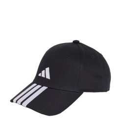 Czapka 3-Stripes New Logo Baseball. Białe czapki z daszkiem adidas, bez wzorów, z bawełny, sportowe. Za 89.95 zł.
