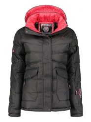 Geographical Norway Kurtka pikowana "Bonixe" w kolorze czarnym rozmiar: L. Czarne kurtki Geographical Norway, l, bez wzorów, bez kaptura. Za 273.45 zł.