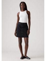 Levi's Spódnica dżinsowa w kolorze czarnym rozmiar: W24. Czarne spódnice Levi's, na co dzień, s, z aplikacjami, klasyczne, mini, proste. Za 118.84 zł.
