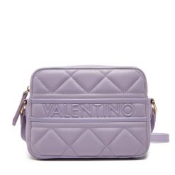 Torebka Valentino. Fioletowe listonoszki Valentino, bez wzorów, bez dodatków. Za 269.99 zł.