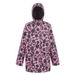 Kurtka Damska Orla Kiely Swing II Floral Waterproof Jacket. Czerwone kurtki przeciwdeszczowe Regatta, m, bez wzorów, bez kaptura, trekkingowe. Za 165.99 zł.