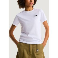 Koszulka crop top Kobieta W EVOLUTION SIMPLE DOME. Białe topy The North Face, bez wzorów, z bawełny, bez kołnierzyka, bez ramiączek. Za 157.55 zł.