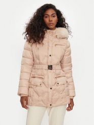 Fracomina Kurtka zimowa FR24WC3006O45301 Beżowy Regular Fit. Brązowe kurtki Fracomina, na zimę, l, bez wzorów, z syntetyku, bez kaptura. Za 699.99 zł.