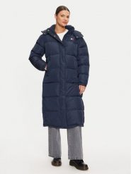 Tommy Jeans Kurtka puchowa Alaska DW0DW18860 Granatowy Regular Fit. Niebieskie kurtki Tommy Jeans, xs, bez wzorów, z jeansu, bez kaptura. Za 799.99 zł.