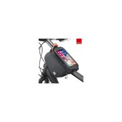 Torba rowerowa na ramę Sahoo. Czarne torebki klasyczne SAHOO, bez wzorów, z poliesteru, sportowe, bez dodatków. Za 74.90 zł.