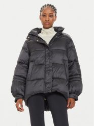 TWINSET Kurtka puchowa 242TP2300 Czarny Loose Fit. Czarne kurtki Twinset, bez wzorów, z puchu, bez kaptura. Za 899.99 zł.