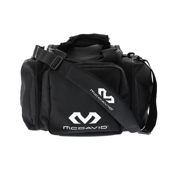 Torba sportowa McDavid. Czarne torby sportowe MCDAVID, bez wzorów, z materiału, na ramię. Za 637.50 zł.
