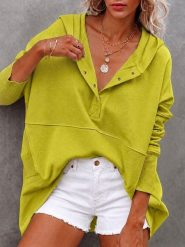 Milan Kiss Bluza w kolorze żółtym rozmiar: S. Żółte bluzy Milan Kiss, s, bez wzorów, z bawełny, z kapturem. Za 174.95 zł.