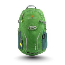 Plecak turystyczny BERGSON ARENDAL 25 L. Zielone plecaki Bergson, bez wzorów, bez dodatków. Za 339.99 zł.