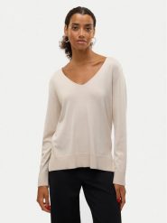 Vero Moda Bluzka Silje 10320451 Beżowy Loose Fit. Brązowe bluzki Vero Moda, xs, bez wzorów, z wiskozy, bez kołnierzyka, bez ramiączek. Za 79.99 zł.
