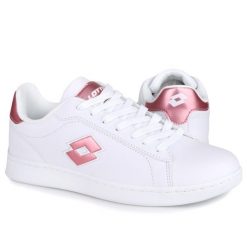 Buty damskie sportowe Lotto DAMPOLIS GC. Białe buty sportowe lifestyle Lotto, bez wzorów, bez zapięcia, trekkingowe. Za 139.00 zł.