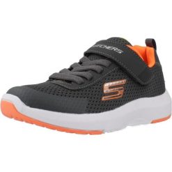 Kapcie SKECHERS DYNAMIC TREAD Szary. Szare kapcie Skechers, bez wzorów, z materiału. Za 139.99 zł.