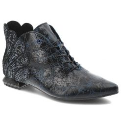 Granatowe Botki Armodo Obuwie Ocieplane. Niebieskie botki Armodo, bez wzorów, ze skóry, eleganckie, bez obcasa, na obcasie, bez zapięcia. Za 389.00 zł.