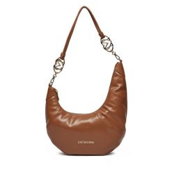 Torebka LOVE MOSCHINO. Brązowe torebki klasyczne Love Moschino, bez wzorów, klasyczne, bez dodatków. Za 539.99 zł.