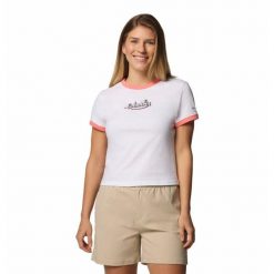 Columbia Koszulka Rolling Bend 2120001100. Białe t-shirty sportowe Columbia, m, bez wzorów, bez ramiączek. Za 71.99 zł.