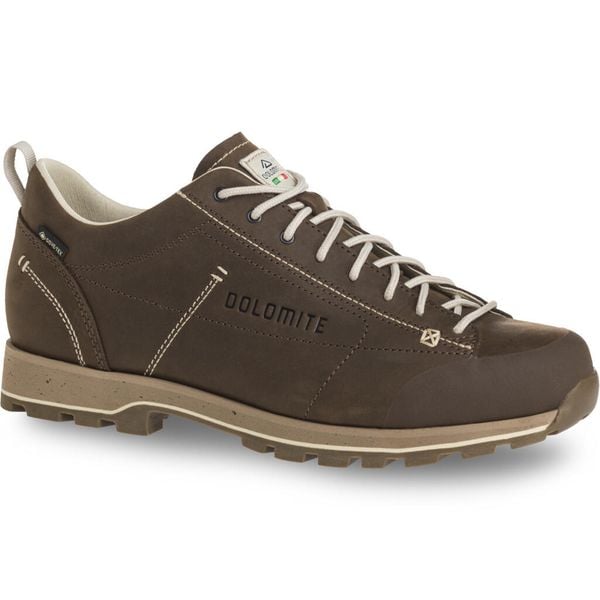 Buty Dolomite 54 LOW FG GTX DARK BROWN. Brązowe buty trekkingowe Dolomite, z gore-texu, bez zapięcia. Za 420.00 zł.