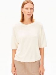 ARMEDANGELS koszula z dzianiny z zawartością lnu - SL Linen Blend Kobiety beżowy, S. Brązowe koszule ARMEDANGELS, s, bez wzorów, z bawełny, bez kołnierzyka, bez ramiączek. Za 279.95 zł.