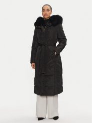Rinascimento Kurtka zimowa CFC0118607003 Czarny Regular Fit. Czarne kurtki Rinascimento, na zimę, l, bez wzorów, z syntetyku, bez kaptura. Za 849.99 zł.