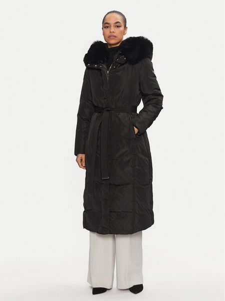 Rinascimento Kurtka zimowa CFC0118607003 Czarny Regular Fit. Czarne kurtki Rinascimento, na zimę, s, bez wzorów, z syntetyku, bez kaptura. Za 849.99 zł.